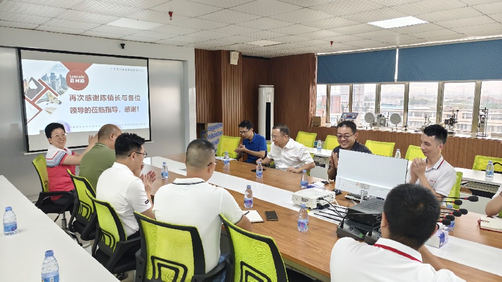 心系企業(yè)，情暖藍(lán)柯路——陳鎮(zhèn)長(zhǎng)及鎮(zhèn)領(lǐng)導(dǎo)團(tuán)隊(duì)親臨指導(dǎo)，共繪發(fā)展藍(lán)圖