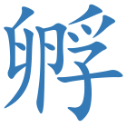 孵
