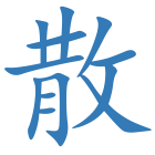 散