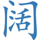 阔